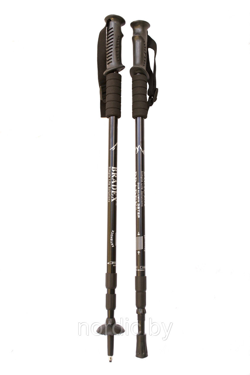 Треккинговые палки BRADEX, 3 секции