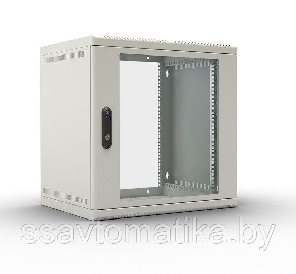Шкаф настенный 6U (600х480) дверь металл - фото 1 - id-p48538315