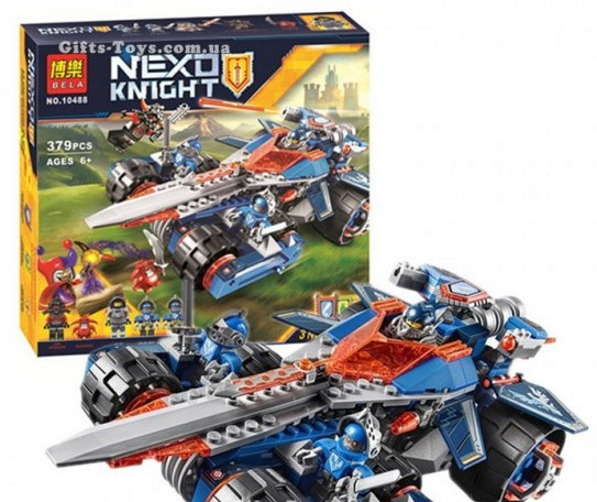 Конструктор Nexo Knights Bela 10488 "Устрашающий разрушитель Клэя" 379 деталей - фото 2 - id-p48634130