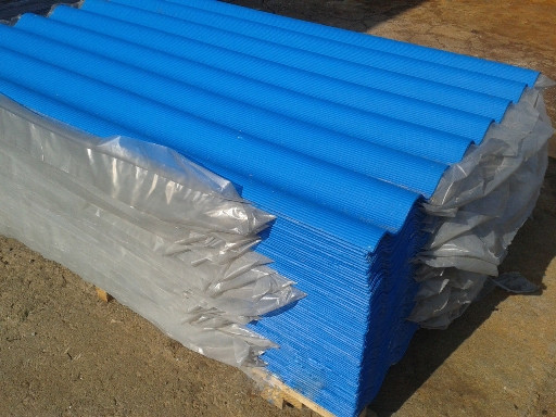 Шифер синий восьмиволновой 1750x1130x5.2 мм. - фото 1 - id-p48330198