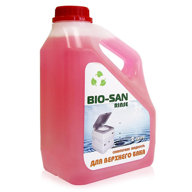 Жидкость для биотуалета Bio Sun Rinse 2л для верхнего бака - фото 1 - id-p48696880