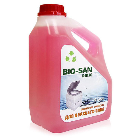Жидкость для биотуалета Bio Sun Rinse 2л для верхнего бака , фото 2