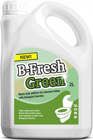 Жидкость для биотуалета для нижнего бака Thetfort B-Fresh Green, голландия, 2,0л, фото 2