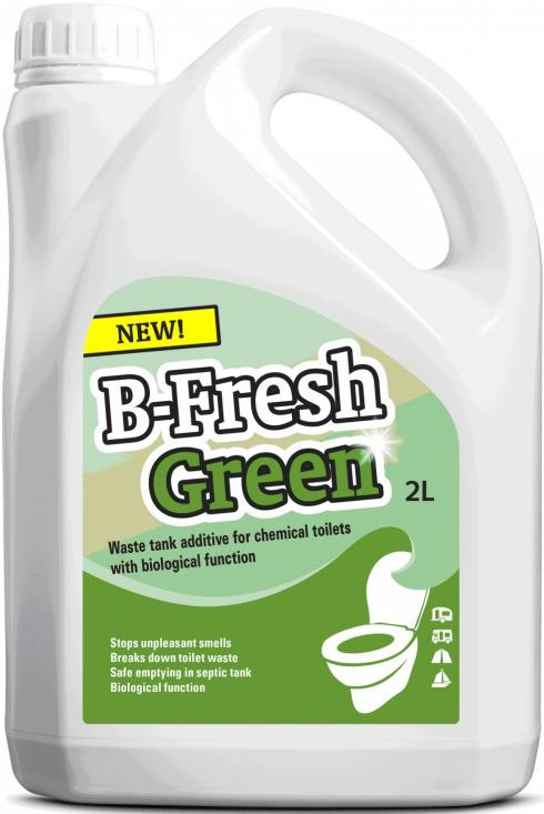 Жидкость для биотуалета для нижнего бака Thetfort B-Fresh Green, голландия, 2,0л
