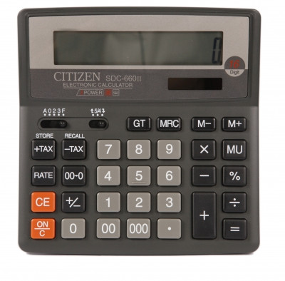 Калькулятор 16-разрядный CITIZEN SDC-660II
