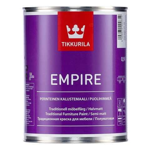 Полуматовая алкидная краска Tikkurila Empire (База С) 0,9 л