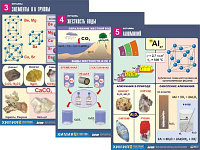 Комплект таблиц по химии дем. "Металлы" (10 табл.,формат А1, ламинир.)