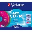 CD-R 700 Мб AZO Colours Verbatim - фото 1 - id-p1732501
