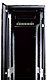 Шкаф напольный 18U (600x800) дверь стекло, чёрный, фото 2