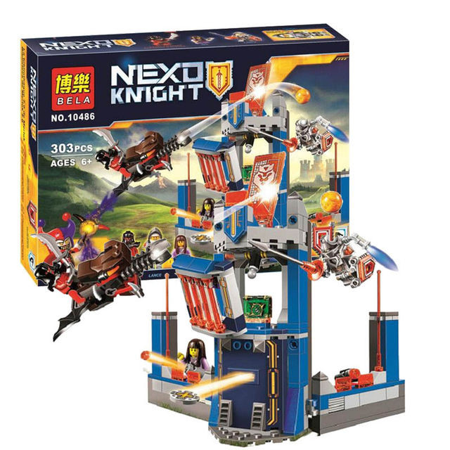 Конструктор Bela Nexo Knights (аналог Lego) "Библиотека Мерлока 2.0", 303 детали