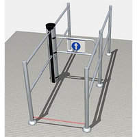 Одинарные ворота Easygate NG с фотоэлементом / ITAB_Easygate NG_single