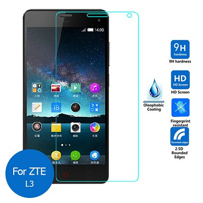 Противоударное защитное стекло Ainy Tempered Glass Protector 0.3mm для ZTE Blade L3 - фото 2 - id-p48808973