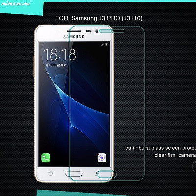 Противоударное защитное стекло Nillkin Amazing H для Samsung J3110 Galaxy J3 Pro - фото 1 - id-p48808988