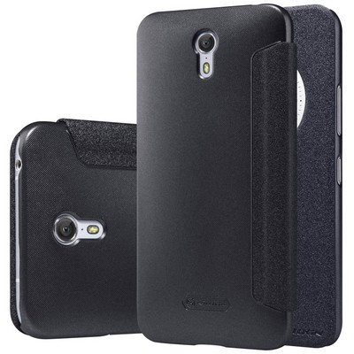 Полиуретановый чехол книга Nillkin Sparkle Leather Case Black для Lenovo Zuk Z1 - фото 3 - id-p48809116