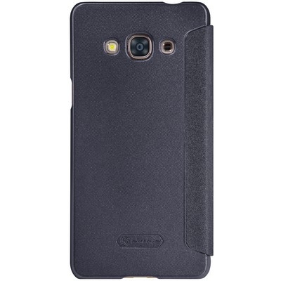 Полиуретановый чехол книга Nillkin Sparkle Leather Case Black для Samsung J3110 Galaxy J3 Pro - фото 2 - id-p48809132