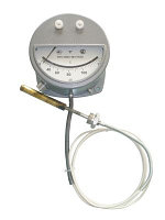 Термометр манометрический ТКП-160Сг-М3 с т/баллоном из ст.12Х18Н10Т(дл.кап. от 0,6 м до 6,0 м)