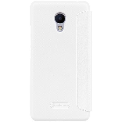 Полиуретановый чехол книга Nillkin Sparkle Leather Case White для Meizu M3 Mini\ M3s - фото 2 - id-p48809146