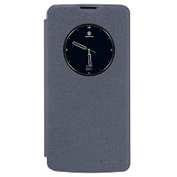 Полиуретановый чехол книга Nillkin Sparkle Leather Case Black для LG K8(K350E)