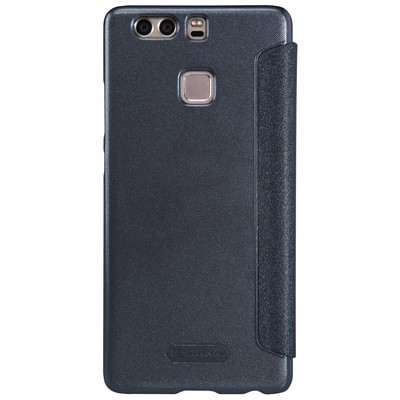 Полиуретановый чехол книга Nillkin Sparkle Leather Case Black для Huawei P9 Plus - фото 2 - id-p48809169