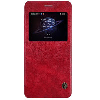 Кожаный чехол Nillkin Qin Leather Case Red для Huawei Honor V8