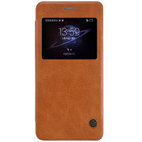 Кожаный чехол Nillkin Qin Leather Case Brown для Huawei Honor V8