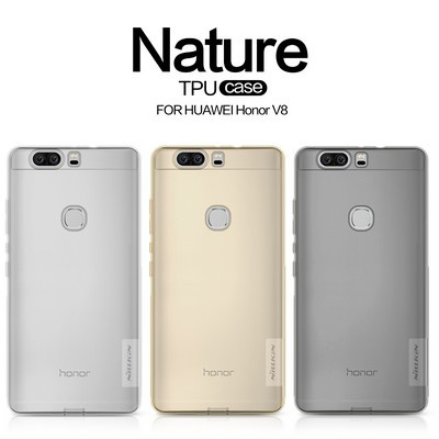 Силиконовый чехол Nillkin Nature TPU Case Grey для Huawei Honor V8 - фото 4 - id-p48809245