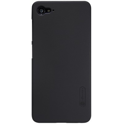 Пластиковый чехол с пленкой Nillkin Super Frosted Shield Black для Lenovo Zuk Z2 - фото 1 - id-p48809262