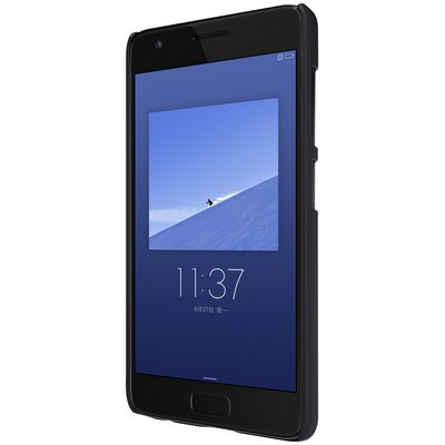 Пластиковый чехол с пленкой Nillkin Super Frosted Shield Black для Lenovo Zuk Z2 - фото 2 - id-p48809262