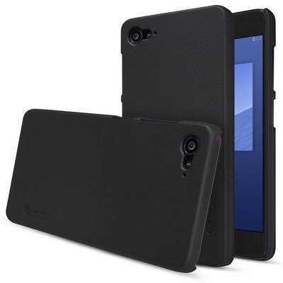 Пластиковый чехол с пленкой Nillkin Super Frosted Shield Black для Lenovo Zuk Z2 - фото 3 - id-p48809262