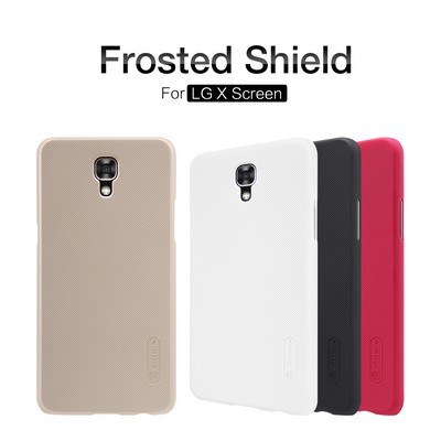 Пластиковый чехол с пленкой Nillkin Super Frosted Shield Gold для LG X View [K500DS] \ X Screen - фото 4 - id-p48809306