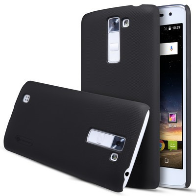 Пластиковый чехол с пленкой Nillkin Super Frosted Shield Black для LG K7(X210DS) - фото 3 - id-p48809313