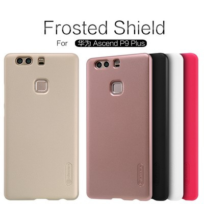 Пластиковый чехол с пленкой Nillkin Super Frosted Shield Rose Gold для Huawei P9 Plus - фото 4 - id-p48809321