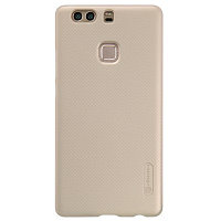 Пластиковый чехол с пленкой Nillkin Super Frosted Shield Gold для Huawei P9 Plus