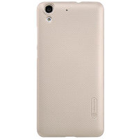 Пластиковый чехол с пленкой Nillkin Super Frosted Shield Gold для Huawei Honor 5A\ Y6 II