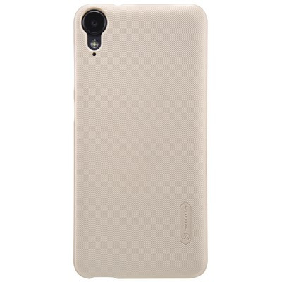 Пластиковый чехол с пленкой Nillkin Super Frosted Shield Gold для HTC Desire 825/Desire 10 Lifestyle - фото 1 - id-p48809335