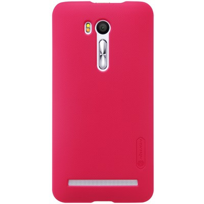 Пластиковый чехол с пленкой Nillkin Super Frosted Shield Red для Asus Zenfone Go TV (ZB551KL) - фото 1 - id-p48809339