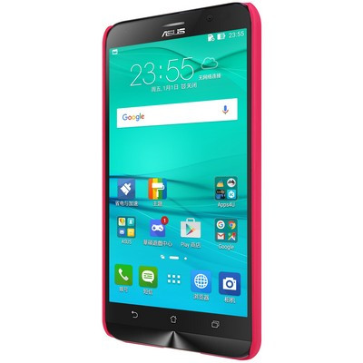 Пластиковый чехол с пленкой Nillkin Super Frosted Shield Red для Asus Zenfone Go TV (ZB551KL) - фото 2 - id-p48809339