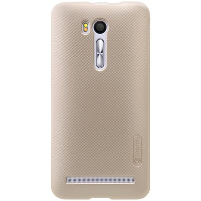 Пластиковый чехол с пленкой Nillkin Super Frosted Shield Gold для Asus Zenfone Go TV (ZB551KL) - фото 1 - id-p48809340