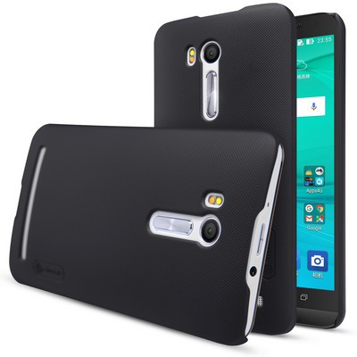 Пластиковый чехол с пленкой Nillkin Super Frosted Shield Black для Asus Zenfone Go TV (ZB551KL) - фото 3 - id-p48809341