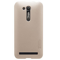 Пластиковый чехол с пленкой Nillkin Super Frosted Shield Gold для Asus Zenfone Go (ZB452KG)