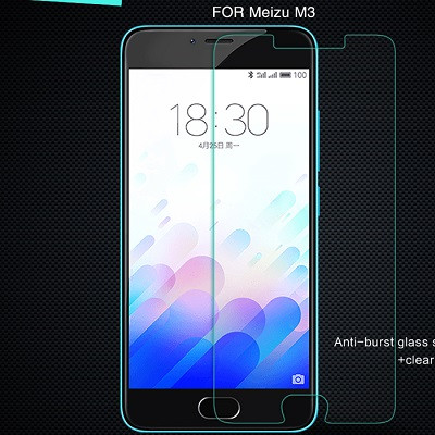 Противоударное защитное стекло Ainy Tempered Glass Protector 0.3mm для Meizu M3 Mini\ M3s - фото 3 - id-p48809428