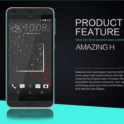 Противоударное защитное стекло Nillkin Amazing H для HTC Desire 530/630 - фото 2 - id-p48809486