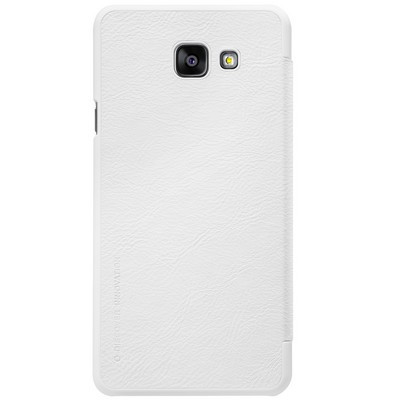 Кожаный чехол Nillkin Qin Leather Case White для Samsung A710F Galaxy A7 (2016) - фото 2 - id-p48809542