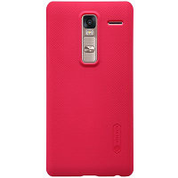 Пластиковый чехол с пленкой Nillkin Super Frosted Shield Red для LG Zero