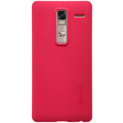 Пластиковый чехол с пленкой Nillkin Super Frosted Shield Red для LG Zero - фото 1 - id-p48809550