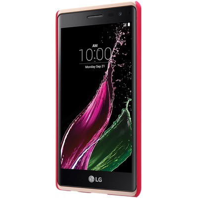 Пластиковый чехол с пленкой Nillkin Super Frosted Shield Red для LG Class H650E - фото 2 - id-p48809551