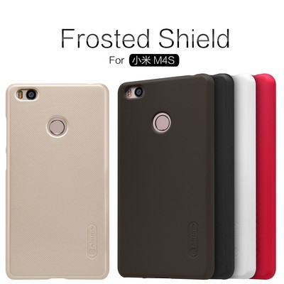 Пластиковый чехол с пленкой Nillkin Super Frosted Shield Black для Xiaomi Mi4S - фото 4 - id-p48809562