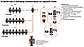Коллектор распределительный Meibes средней мощности (от 3 до 7 отоп. контуров) до 85 кВт, фото 2
