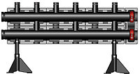 Коллектор распределительный Meibes большой мощности на 3 контура (от 280 до 2300 кВт)