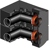 Комплект углового соединения Meibes для распледелительных коллекторов большой мощности - 2 шт. 280 кВт